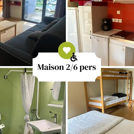 Κάμπινγκ Maison Pmr Avec Terrasse - 6 Pers - Api-1-52-1724